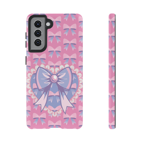 Heart Coquette Bow Phone Case