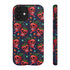 Red Cherry Skull Phone Case