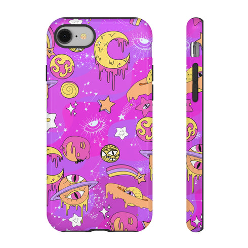 Galactic Gaze Phone Case in Pink
