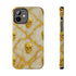 Marble Gold and White Skull Phone Case