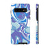 Blue Marble Swirl Phone Case in Blue