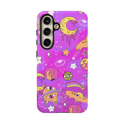 Galactic Gaze Phone Case in Pink