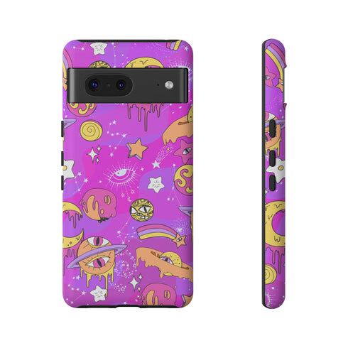 Galactic Gaze Phone Case in Pink