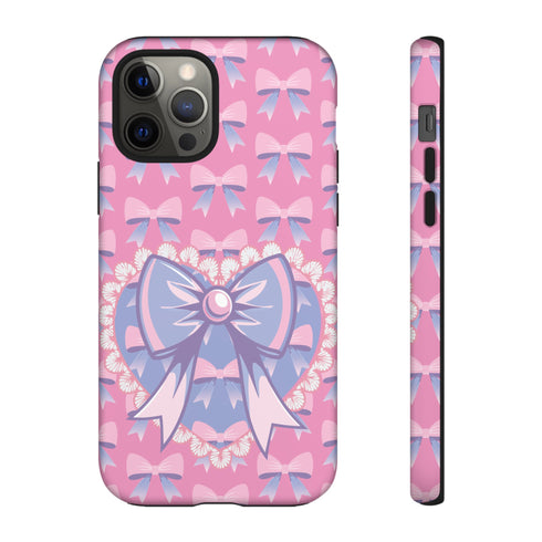 Heart Coquette Bow Phone Case