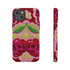 Faux Crochet Cherry Skull Phone Case | Pastel Goth Macabre Matte Cover