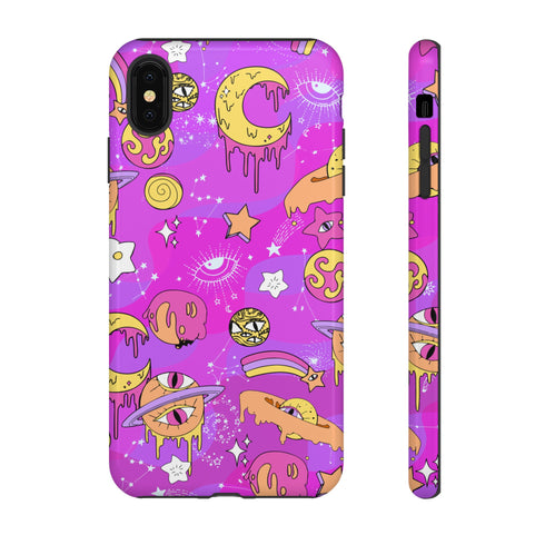 Galactic Gaze Phone Case in Pink