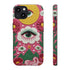 Maximalist Eye Cloud Faux Crochet Tough Case in Matte