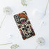 Gothic Faux Crochet Phone Case - Whimsigoth Evil Eye Skull Cover