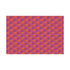 Vibrant pink wrapping paper featuring Occult symbol Baphomet Santas throwing horns, surrounded by flaming pentagrams and "All Hail Santa" text. A punk rock twist on Christmas gift wrap.