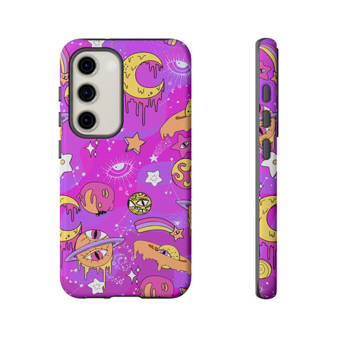 Galactic Gaze Phone Case in Pink