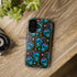 Skull Cherry Phone Case in Blue