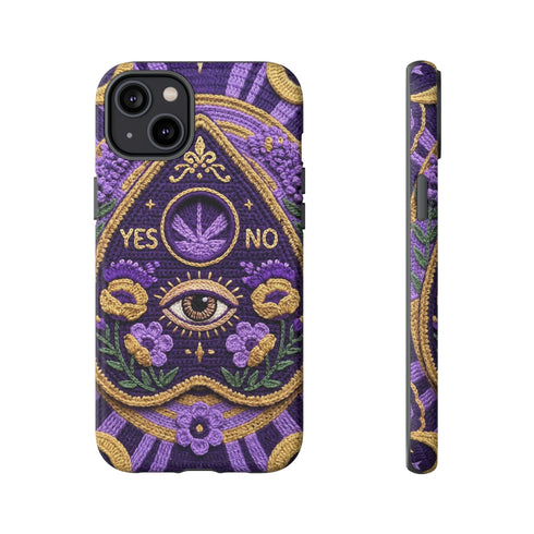 Purple Planchette Garden Crochet Tough Case in Matte