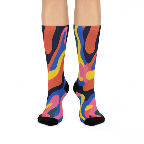 Glossy black pinback button with floral art and bold white text that reads “Hands Off My Body.” Feminist political button featuring bright pastel flowers in pink, red, orange, and yellow. Metal pin with durable safety pin back, shown in various settings: held by hand, displayed on pedestal, and against colorful street art. Available in 2" and 3" sizes, perfect for backpacks, jackets, tote bags, or as a gift for feminist allies and book lovers.