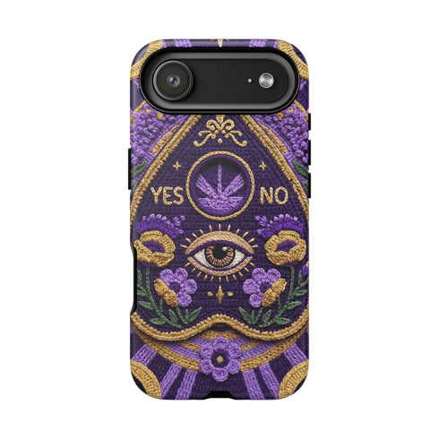 Purple Planchette Garden Crochet Tough Case in Matte