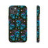 Skull Cherry Phone Case in Blue