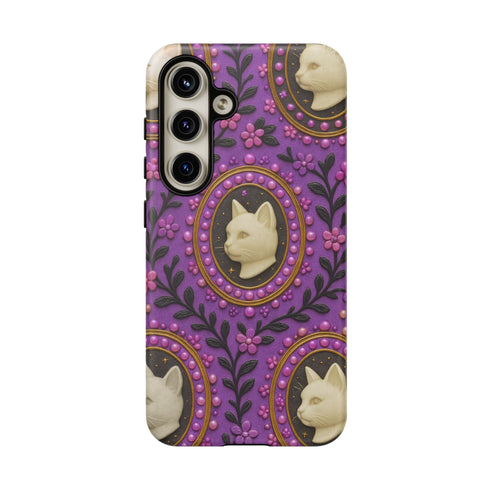 Baroque Cat Cameo Phone Case