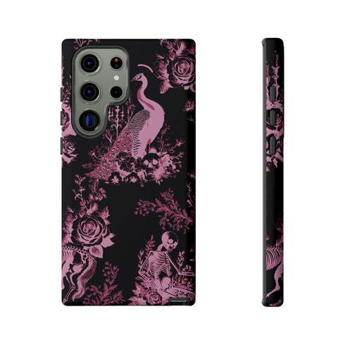 Gothic Peacock Toile Phone Case