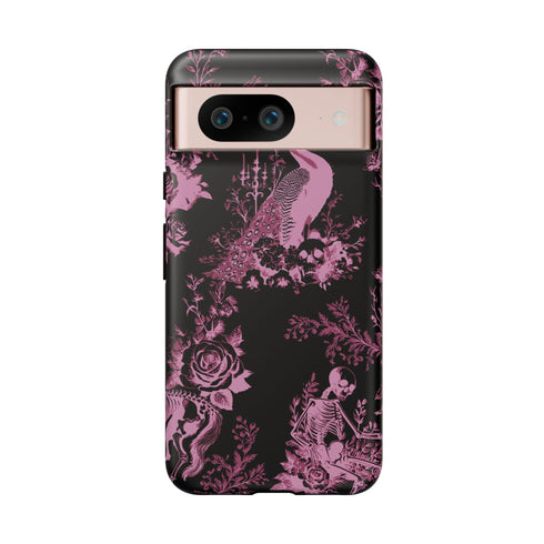 Gothic Peacock Toile Phone Case