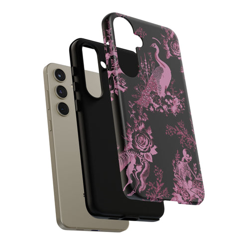 Gothic Peacock Toile Phone Case
