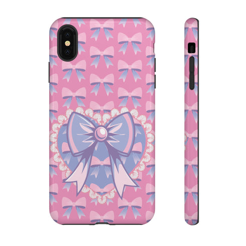 Heart Coquette Bow Phone Case
