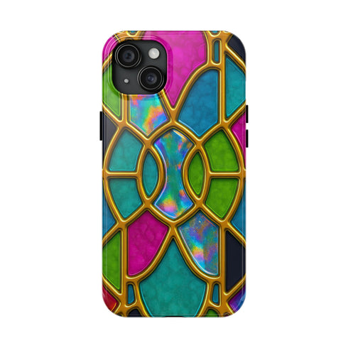 Cathedral Style Stained Glass Cover with Shockproof Protection