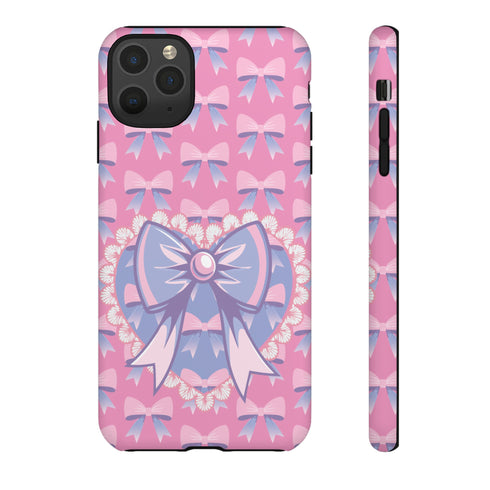 Heart Coquette Bow Phone Case