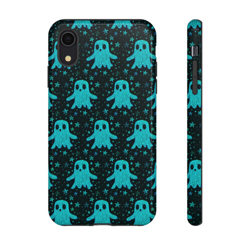 Blue Kawaii Ghost Phone Case