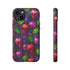 Stained Glass Cherry Skull Phone Case