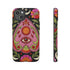Evil Eye Phone Case Planchette Design, Goth Boho Aesthetic Floral iPhone Case
