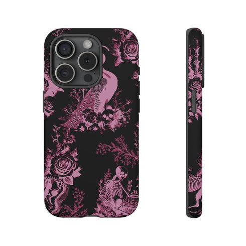 Gothic Peacock Toile Phone Case