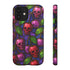 Stained Glass Cherry Skull Phone Case