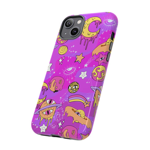 Galactic Gaze Phone Case in Pink