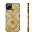 Marble Gold and White Skull Phone Case