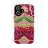 Faux Crochet Cherry Skull Phone Case | Pastel Goth Macabre Matte Cover