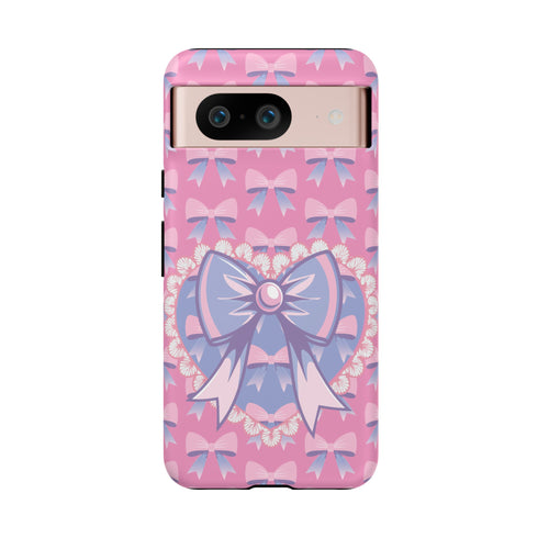 Heart Coquette Bow Phone Case