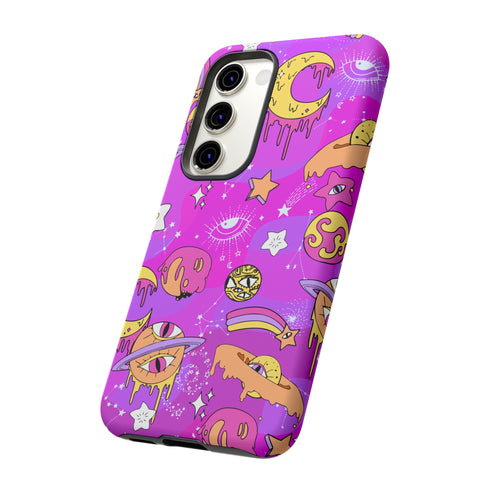 Galactic Gaze Phone Case in Pink