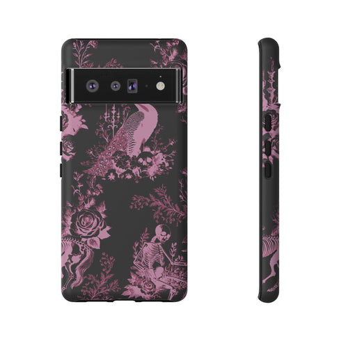 Gothic Peacock Toile Phone Case