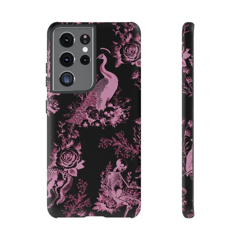 Gothic Peacock Toile Phone Case