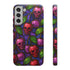 Stained Glass Cherry Skull Phone Case