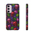 Stained Glass Cherry Skull Phone Case