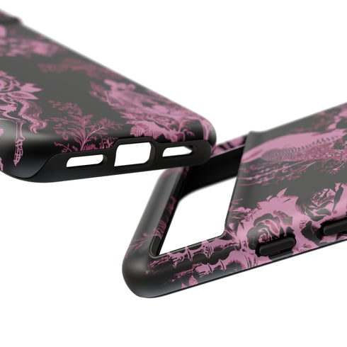 Gothic Peacock Toile Phone Case