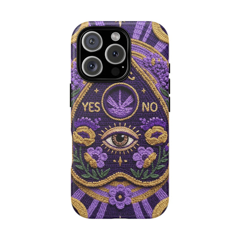 Purple Planchette Garden Crochet Tough Case in Matte
