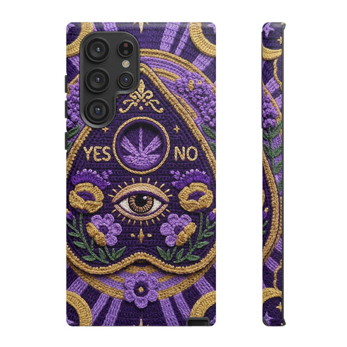 Purple Planchette Garden Crochet Tough Case in Matte
