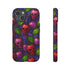 Stained Glass Cherry Skull Phone Case