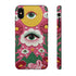 Maximalist Eye Cloud Faux Crochet Tough Case in Matte