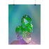 Raw Green Quartz Cluster Fine Art Print