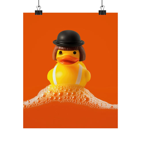 A Clockwork Orange Rubber Ducky Art