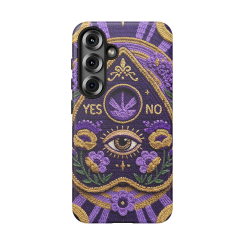 Purple Planchette Garden Crochet Tough Case in Matte