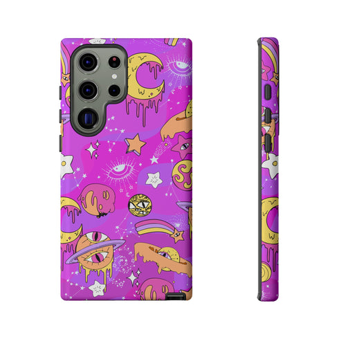 Galactic Gaze Phone Case in Pink