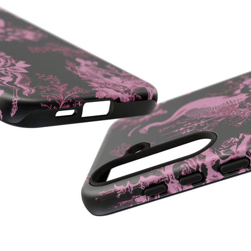 Gothic Peacock Toile Phone Case